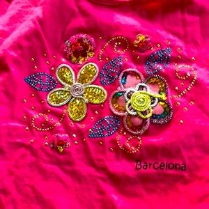 Pink Unique Europe‎ Travel Shirt Barcelona